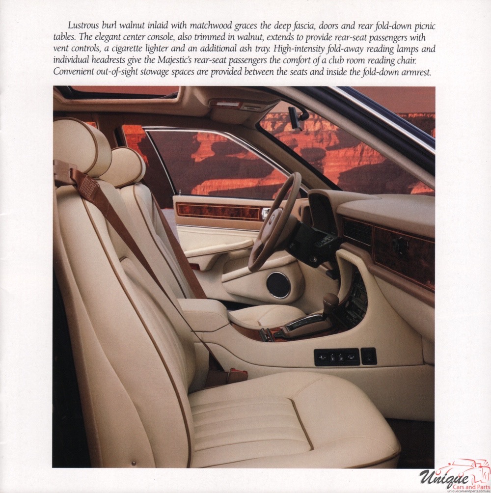 1992 Jaguar Model Lineup Brochure Page 7